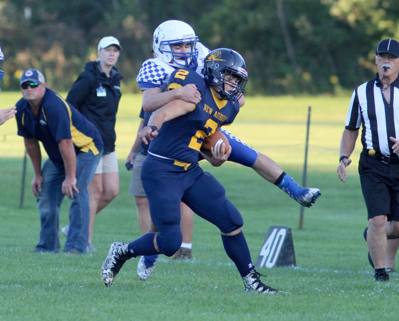 Mellen at New Auburn football 8-30-19